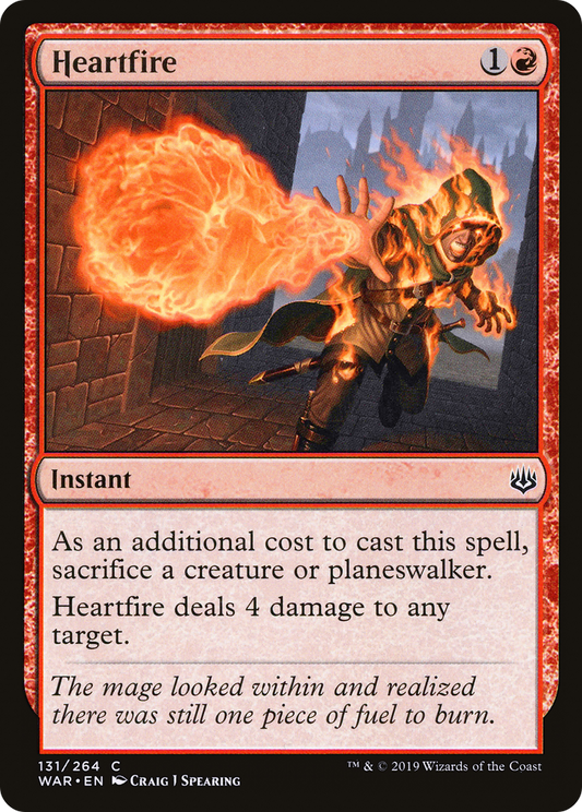 Heartfire (WAR-131) - War of the Spark Foil