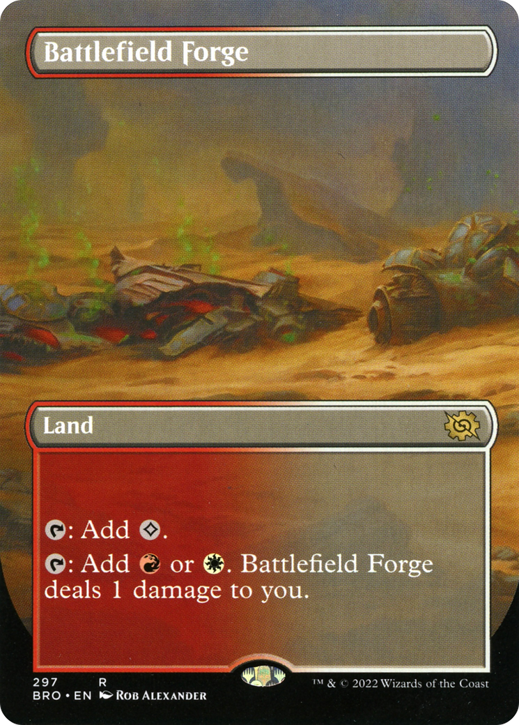 Battlefield Forge  (Borderless)(BRO-297) - The Brothers' War Foil