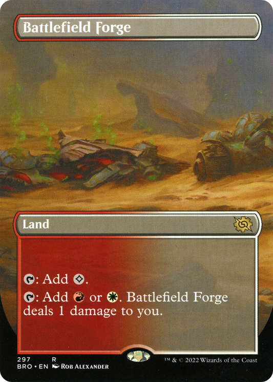 Battlefield Forge  (Borderless)(BRO-297) - The Brothers' War Foil