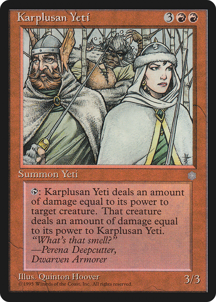 Karplusan Yeti (ICE-197) - Ice Age