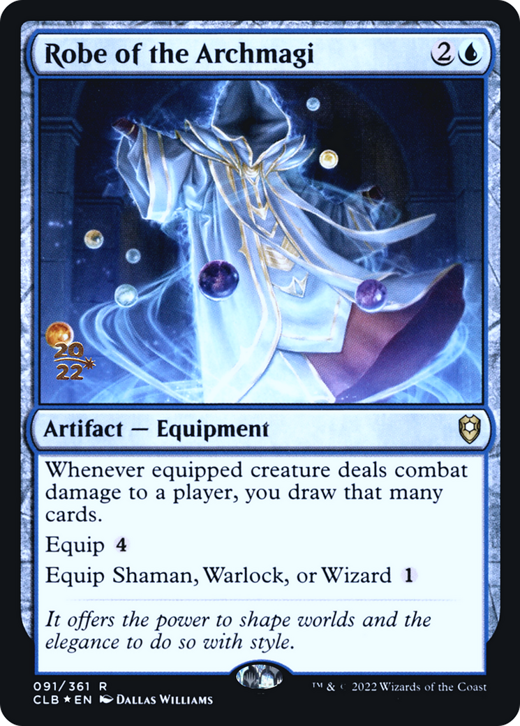 Robe of the Archmagi (PRE-91S) - Battle for Baldur's Gate Promos (Prerelease) Foil