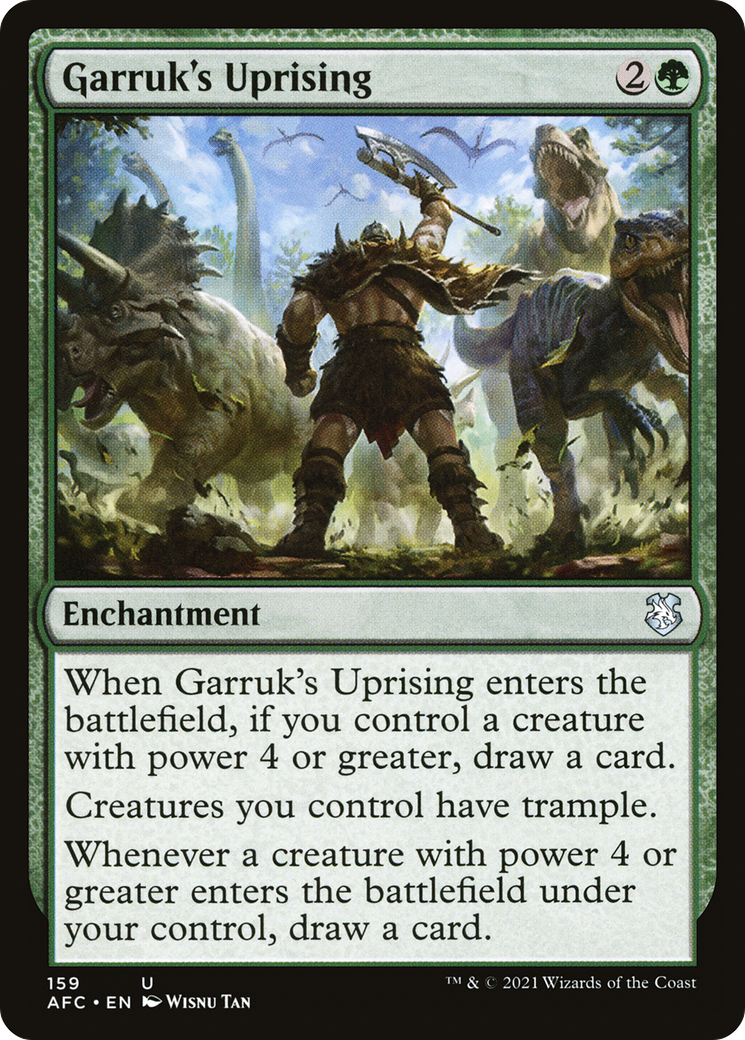 Garruk's Uprising (AFC-159) - Forgotten Realms Commander