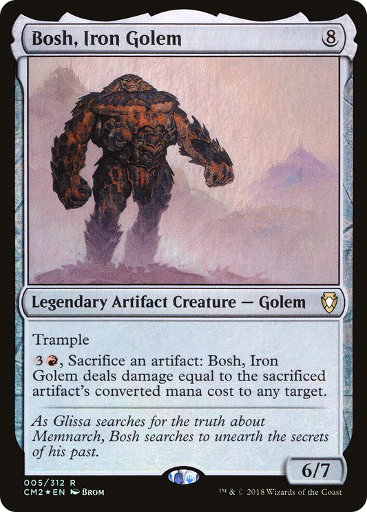 Bosh, Iron Golem (CM2-005) - Commander Anthology Volume II Foil