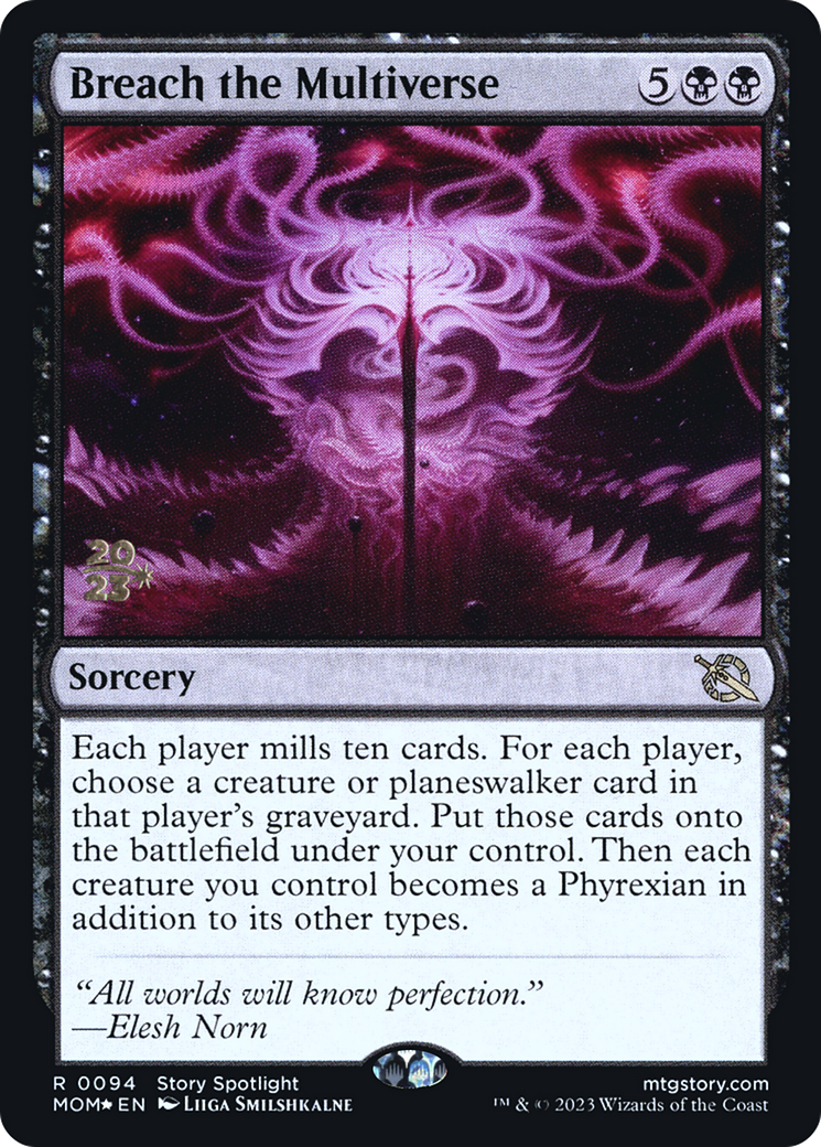 Breach the Multiverse (PMOM-94S) - March of the Machine Promos Foil