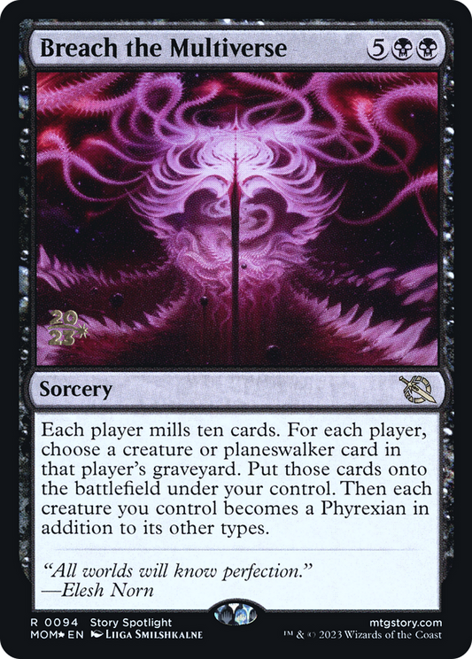 Breach the Multiverse (PMOM-94S) - March of the Machine Promos Foil