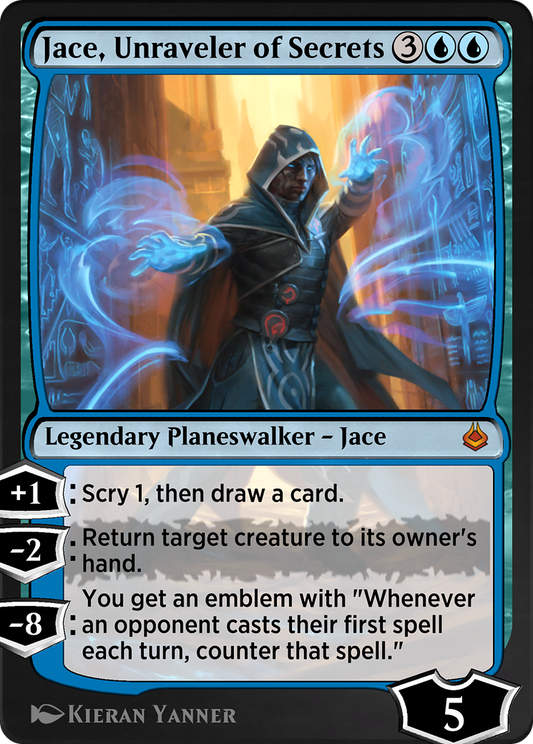 Jace, Unraveler of Secrets (AKR-065) - Amonkhet Remastered