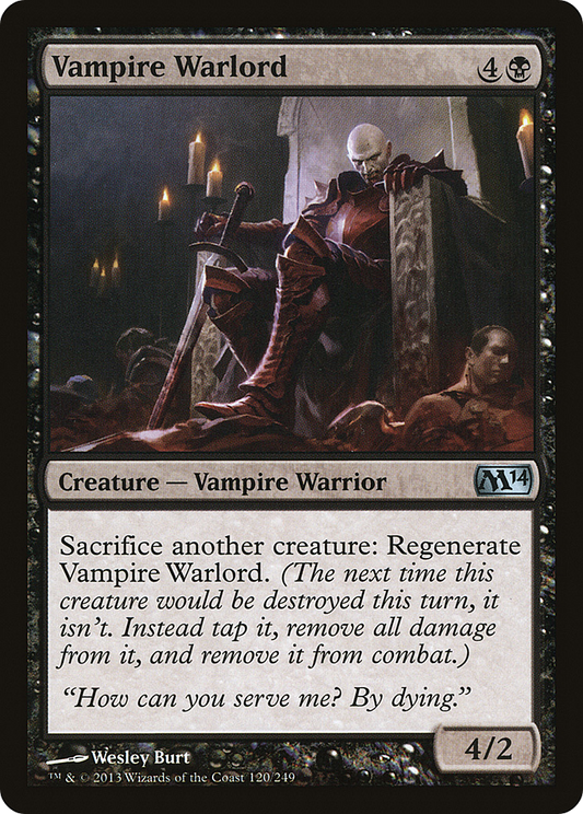 Vampire Warlord (M14-120) - Magic 2014 Foil