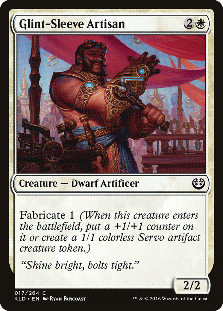 Glint-Sleeve Artisan  (KLD-017) - Kaladesh Foil