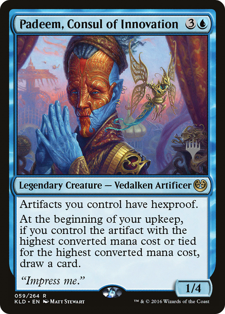 Padeem, Consul of Innovation (PPM21-59P) - Kaladesh Promos (Promo Pack)