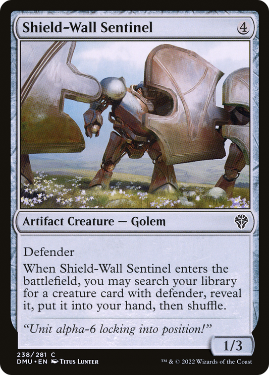 Shield-Wall Sentinel (DMU-238) - Dominaria United