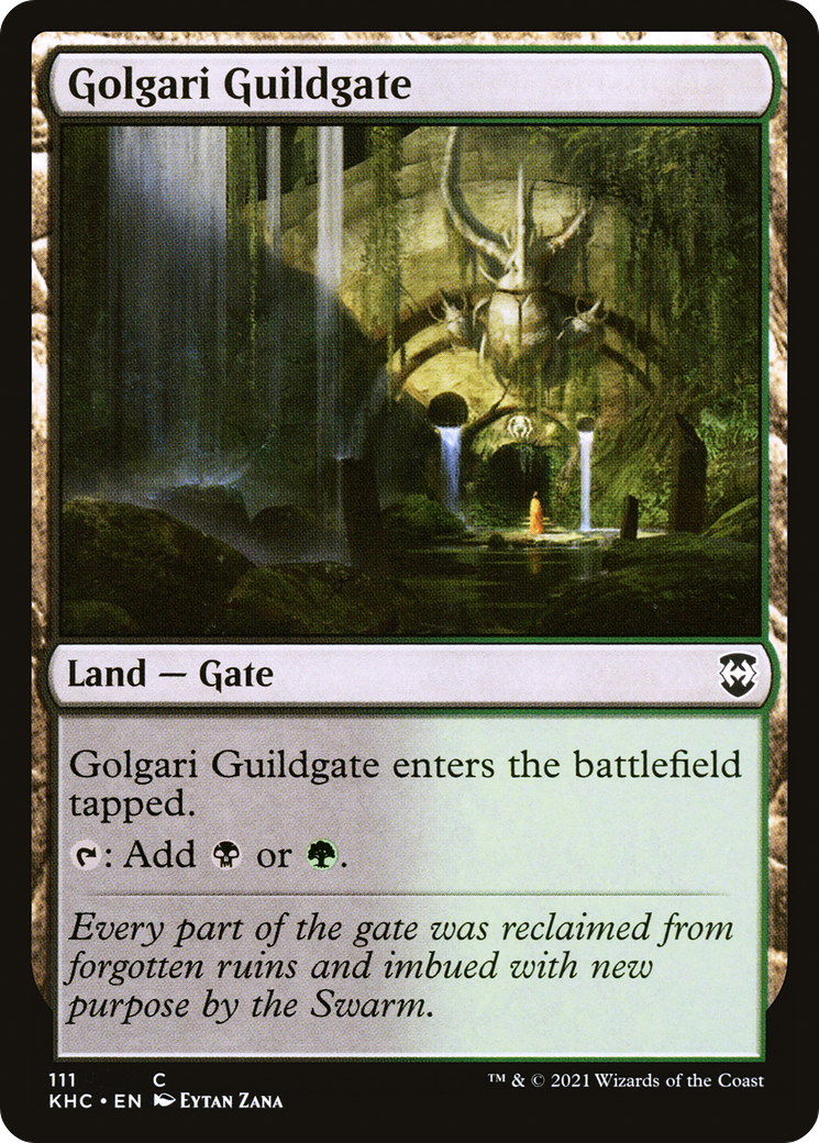 Golgari Guildgate (KHC-111) - Kaldheim Commander