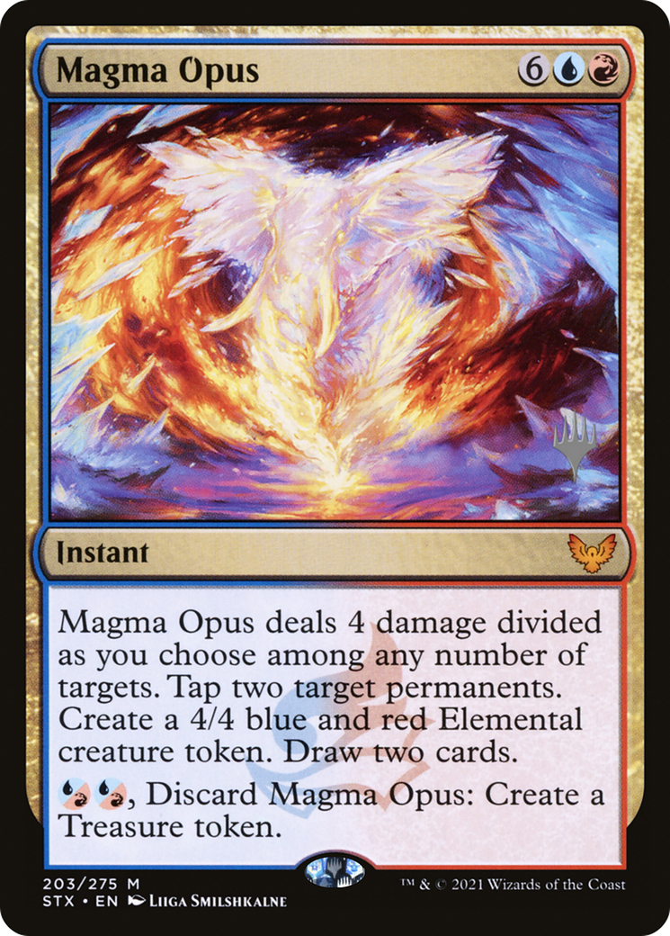 Magma Opus  (PPSTX-203) - Strixhaven: School of Mages Promos (Promo Pack) Foil