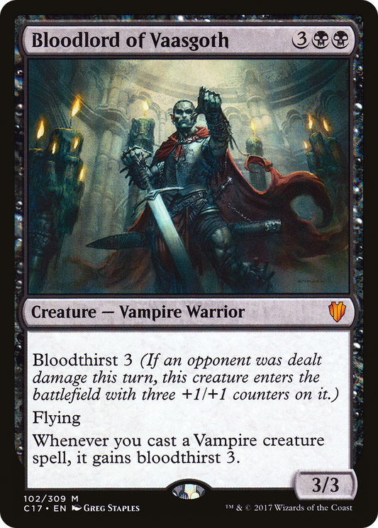 Bloodlord of Vaasgoth (C17-102) - Commander 2017