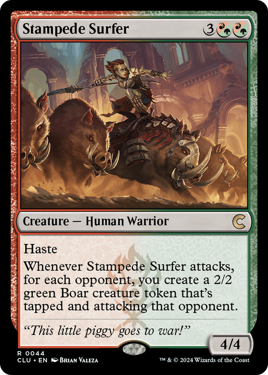 Stampede Surfer (CLU-044) - Ravnica: Clue Edition