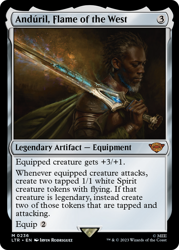 Anduril, Flame of the West (LTR-236) - The Lord of the Rings: Tales of Middle-earth Foil