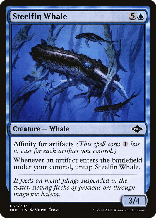 Steelfin Whale (MH2-065) - Modern Horizons 2 Foil