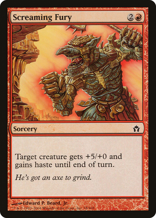 Screaming Fury (5DN-078) - Fifth Dawn Foil