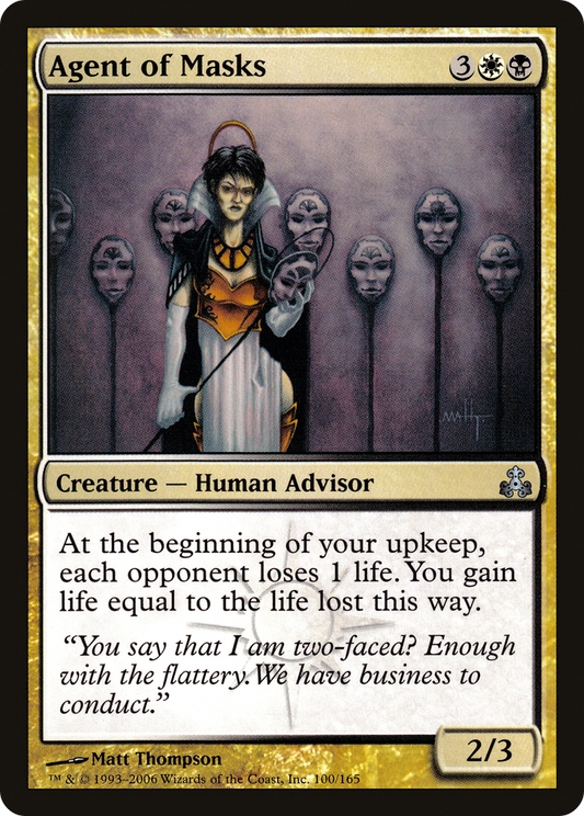 Agent of Masks (GPT-100) - Guildpact Foil