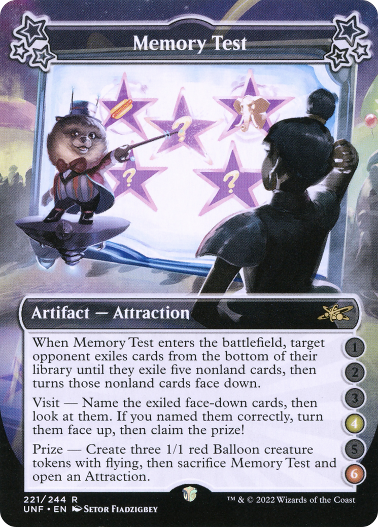 Memory Test (4-6) (UNF-221A) - Unfinity Foil
