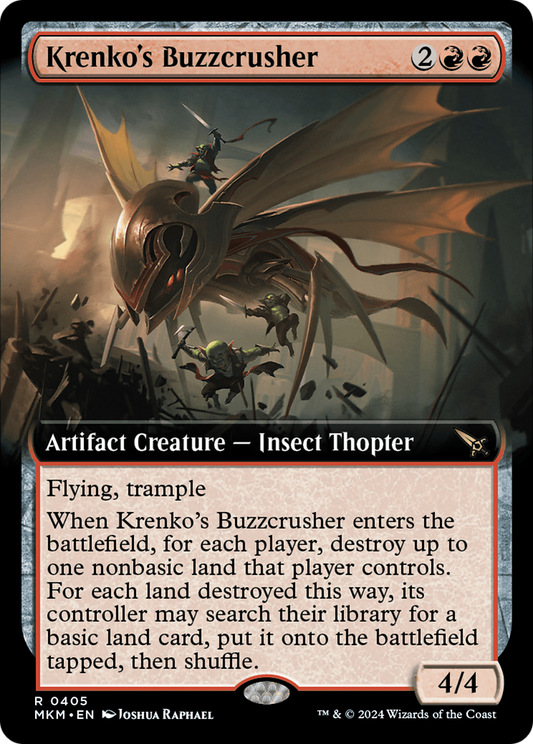 Krenko's Buzzcrusher (MKM-405) - Murders at Karlov Manor: (Extended Art) Foil