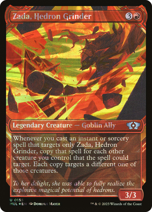 Zada, Hedron Grinder (MUL-155) - Multiverse Legends: (Showcase) Foil