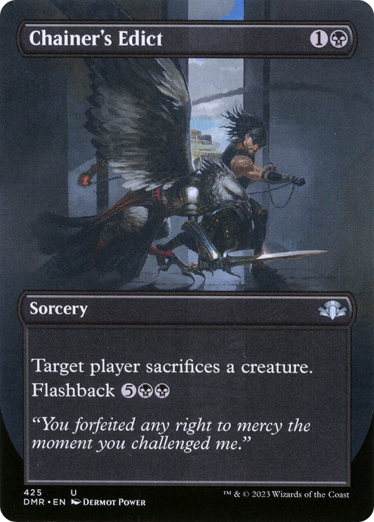 Chainer's Edict (Borderless) (DMR-425) - Dominaria Remastered (Borderless)
