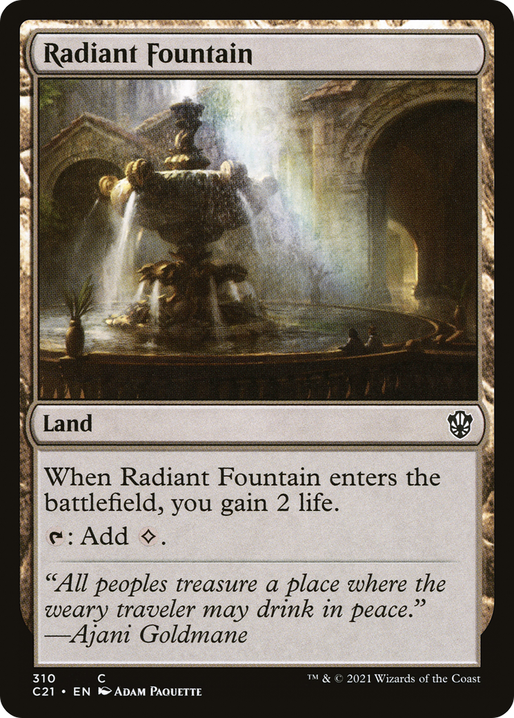 Radiant Fountain (C21-310) - Commander 2021