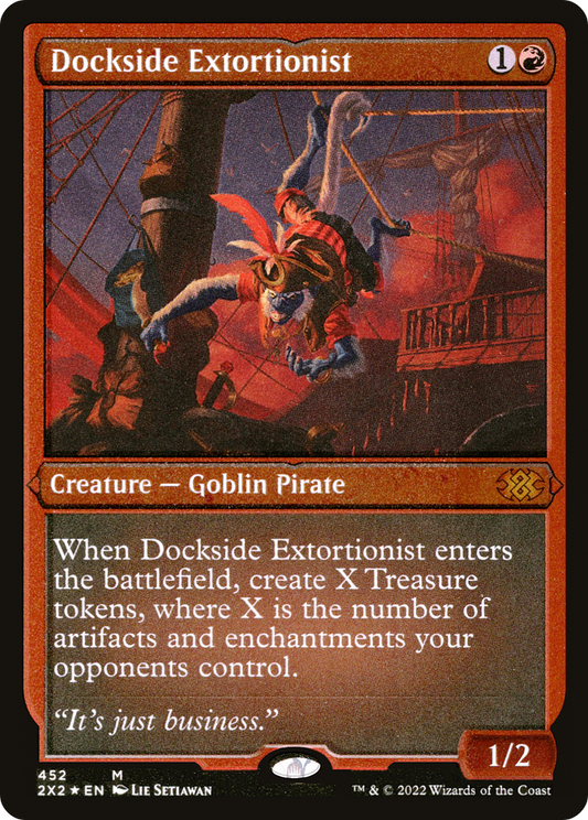 Dockside Extortionist (2X2-452) - Double Masters 2022 Etched Foil