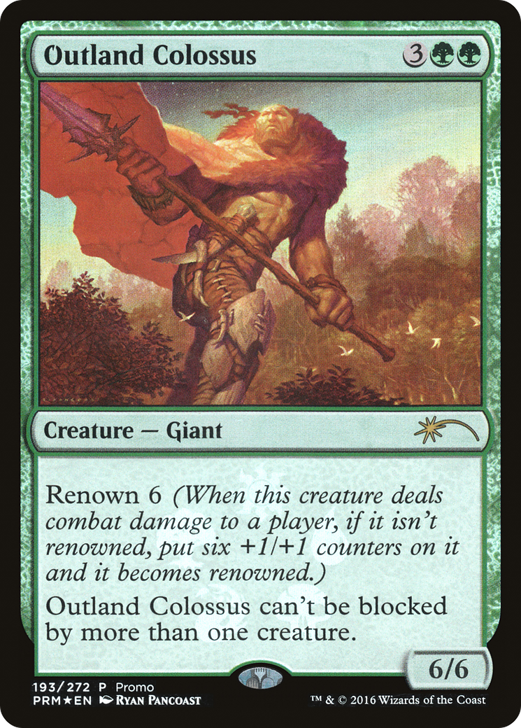 Outland Colossus (UMP-193★) - Magic Origins Promos Foil