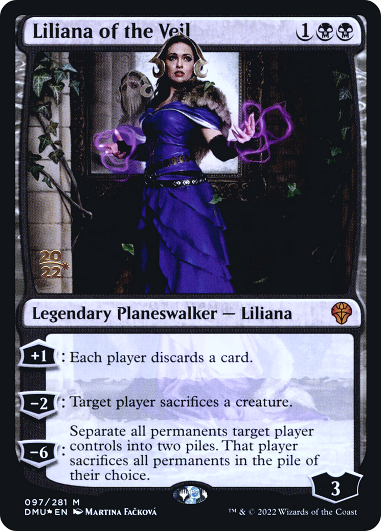 Liliana of the Veil (PDMU-97S) - Dominaria United Promos Foil