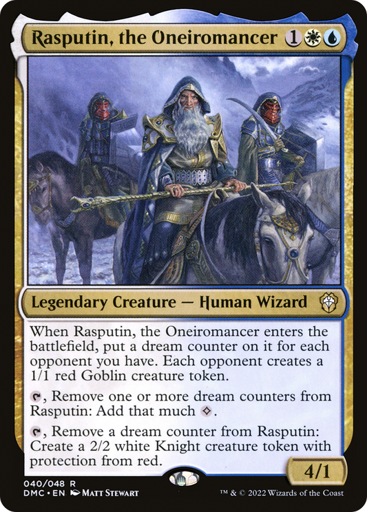 Rasputin, the Oneiromancer (DMC-040) - Dominaria United Commander Foil