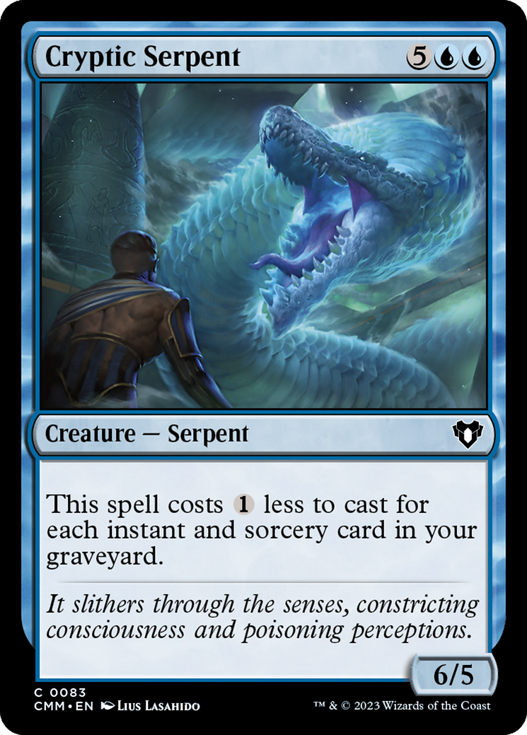 Cryptic Serpent (CMM-083) - Commander Masters Foil