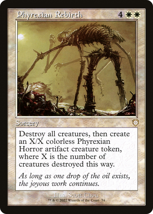 Phyrexian Rebirth (Retro Frame) (BRC-074) - The Brothers' War Commander