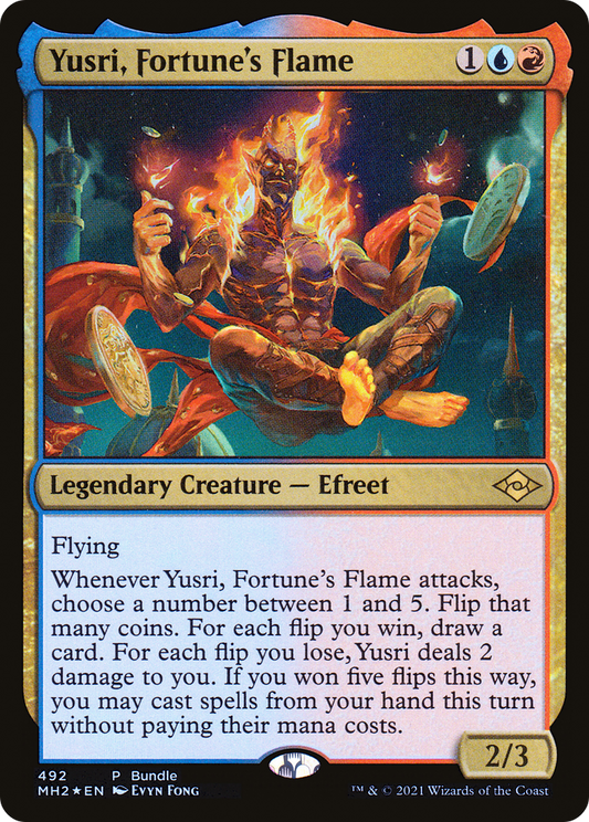 Yusri, Fortune's Flame (MH2-492) - Modern Horizons 2 Foil