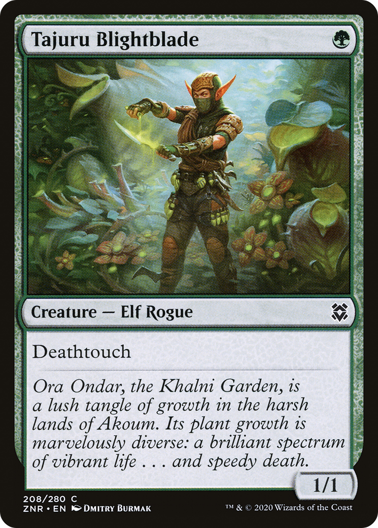 Tajuru Blightblade (ZNR-208) - Zendikar Rising