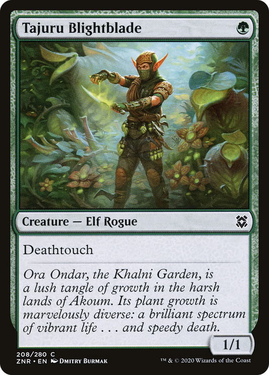 Tajuru Blightblade (ZNR-208) - Zendikar Rising