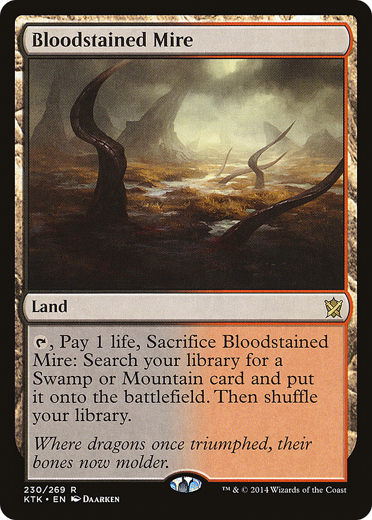 Bloodstained Mire (KTK-230) - Khans of Tarkir