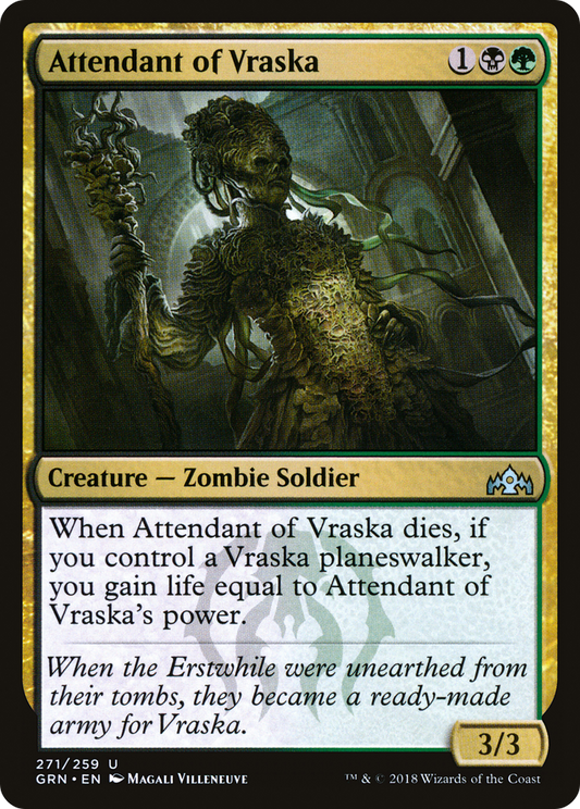 Attendant of Vraska (GRN-271) - Guilds of Ravnica