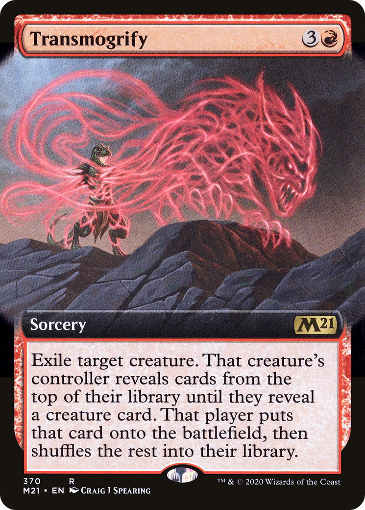 Transmogrify (M21-370) - Core Set 2021: (Extended Art) Foil
