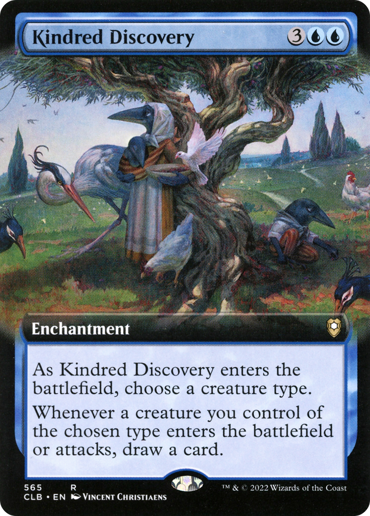 Kindred Discovery (CLB-565) - Commander Legends: Battle for Baldur's Gate: (Extended Art) Foil