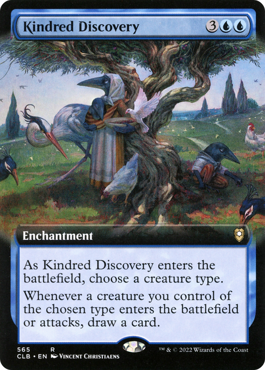 Kindred Discovery (Extended Art) (CLB-565) - Commander Legends: Battle for Baldur's Gate: (Extended Art) Foil