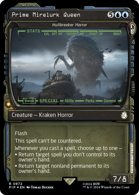 Hullbreaker Horror (PIP-872) - Fallout / Prime Mirelurk Queen: (Showcase) Foil