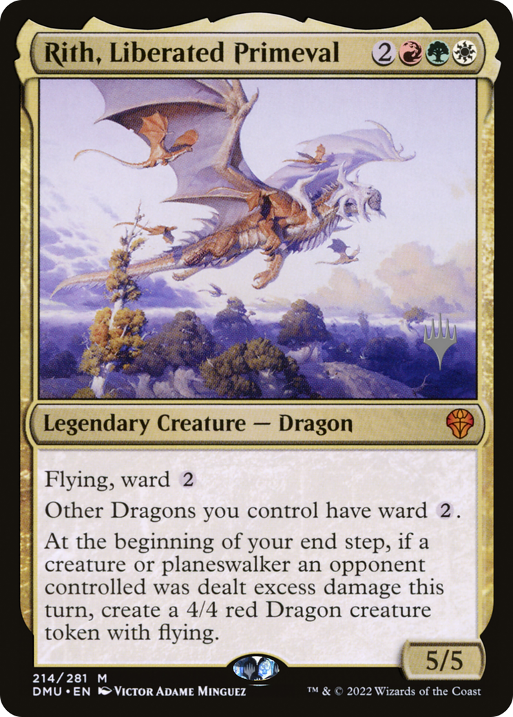 Rith, Liberated Primeval (PPDMU-214) - Dominaria United Promos Foil (Promo Pack)