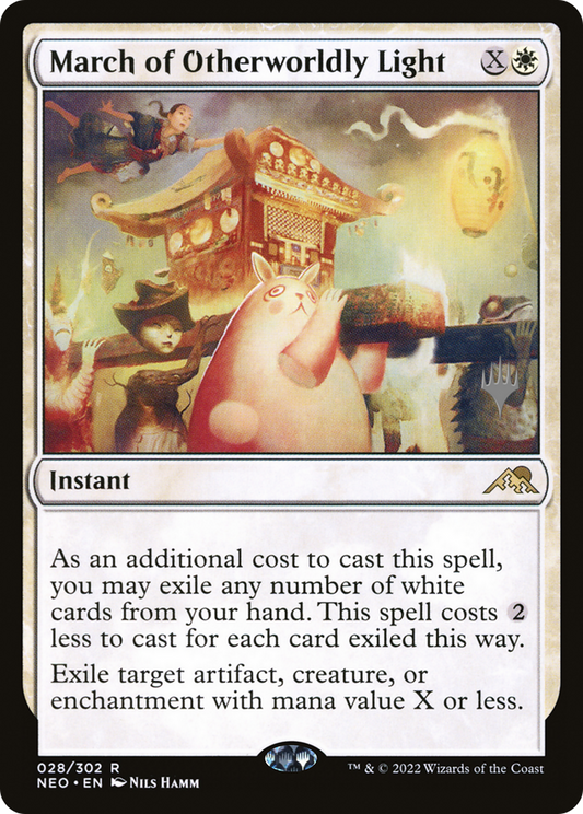 March of Otherworldly Light (PNEO-28P) - Kamigawa: Neon Dynasty Promos