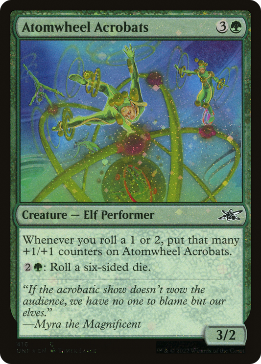 Atomwheel Acrobats (UNF-416) - Unfinity Foil