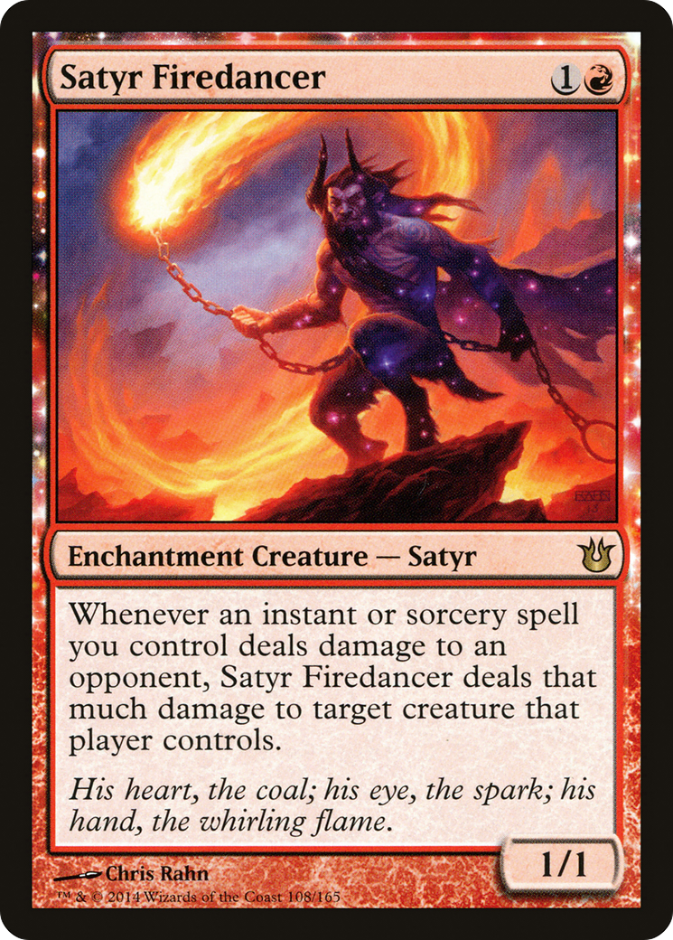Satyr Firedancer (BNG-108) - Born of the Gods Foil
