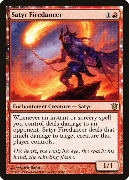 Satyr Firedancer (BNG-108) - Born of the Gods Foil