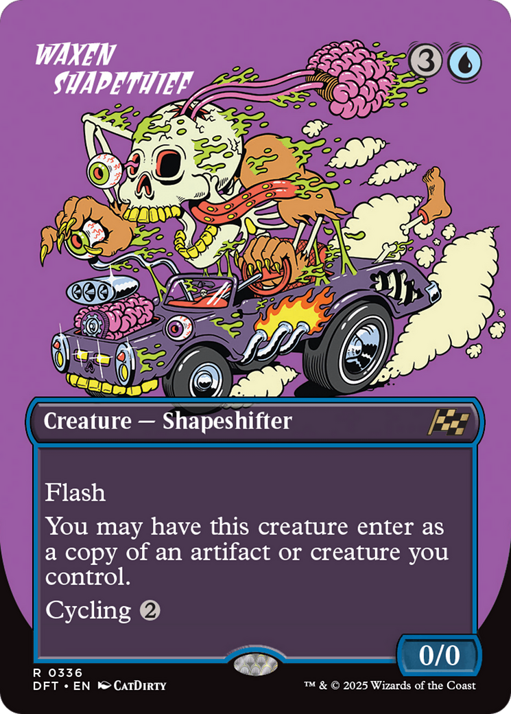 Waxen Shapethief  (Borderless)(DFT-336) - Aetherdrift