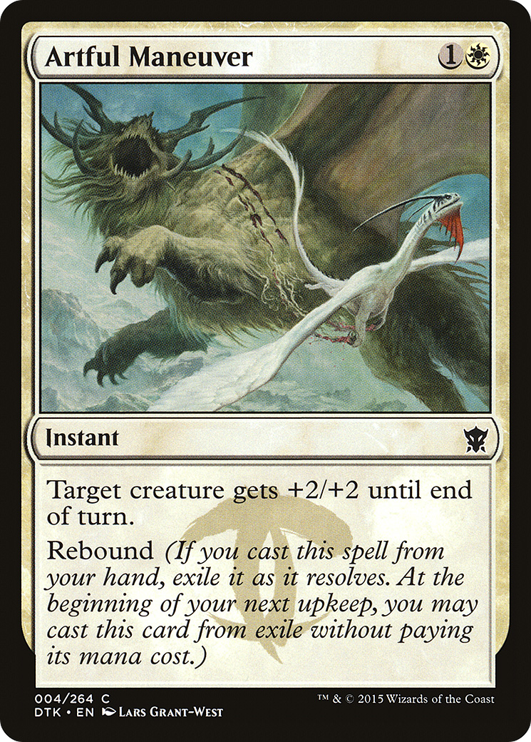 Artful Maneuver (DTK-004) - Dragons of Tarkir