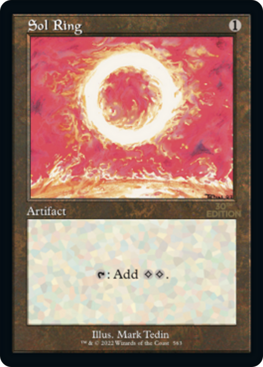 Sol Ring (30A-563) - 30th Anniversary Edition